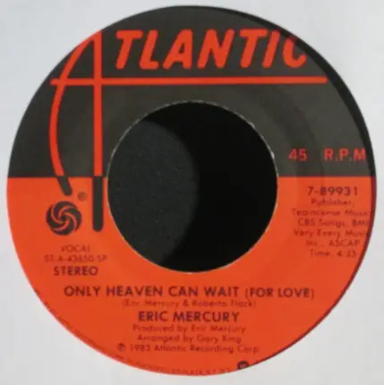 Eric Mercury - Only Heaven Can Wait (For Love)