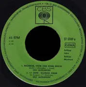 7inch Vinyl Single - Eric Alexander , Hary Sanders , Maike & Michael - Marmor, Stein Und Eisen Bricht / 17 Jahr', Blondes Haar / Anja, Anja / Dreamboat - EP