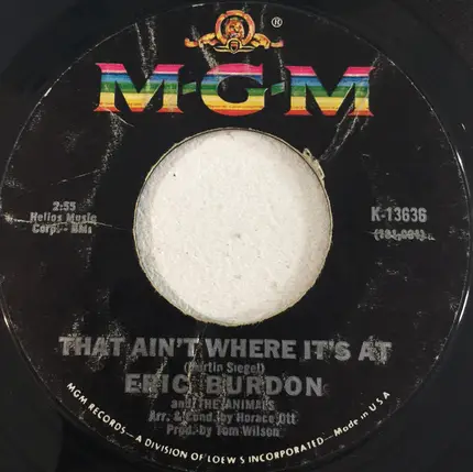 Eric Burdon & The Animals - Help Me Girl