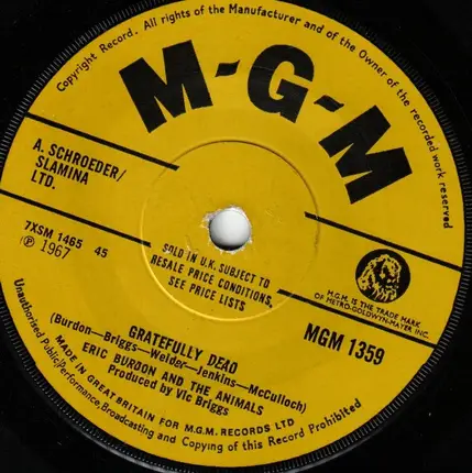 Eric Burdon & The Animals - San Franciscan Nights