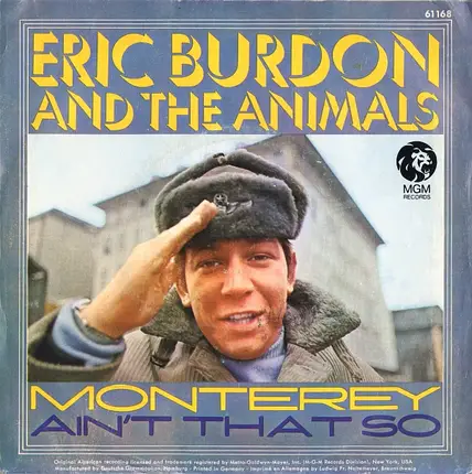 Eric Burdon And The Animals - Monterey