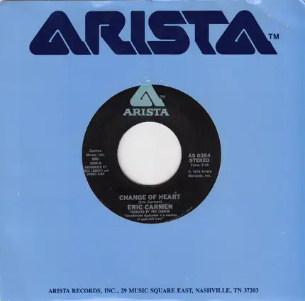 Eric Carmen - Change of Heart