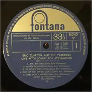 LP - Eric Clapton And The Yardbirds With Sonny Boy Williamson - Eric Clapton And The Yardbirds Live With Sonny Boy Williamson - Mono