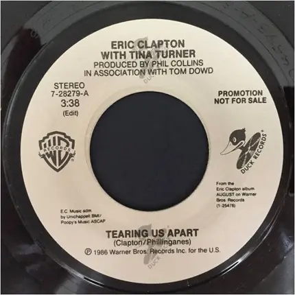 Eric Clapton With Tina Turner - Tearing Us Apart