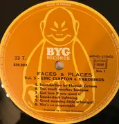 LP - Eric Clapton + The Yardbirds - Faces And Places Vol. 3 - Mono