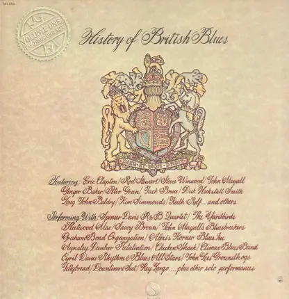 Stevie Winwood, John Mayall, a. o. - History Of British Blues - Vol 1
