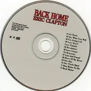 CD - Eric Clapton - Back Home