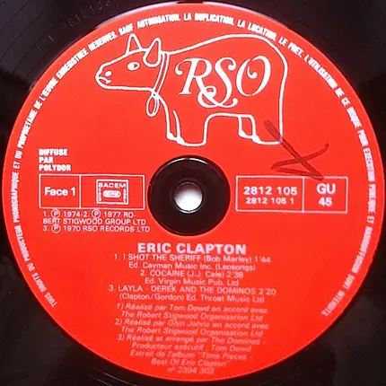 Eric Clapton - Eric Clapton (12" EP)