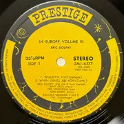 LP - Eric Dolphy - In Europe / Volume 3. = イン・ヨーロッパ Vol. 3 - + Obi, Insert