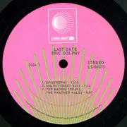 LP - Eric Dolphy - Last Date