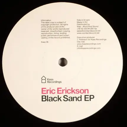 Eric Ericksson - Black Sand EP