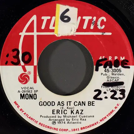 Eric Kaz - Good As It Can Be