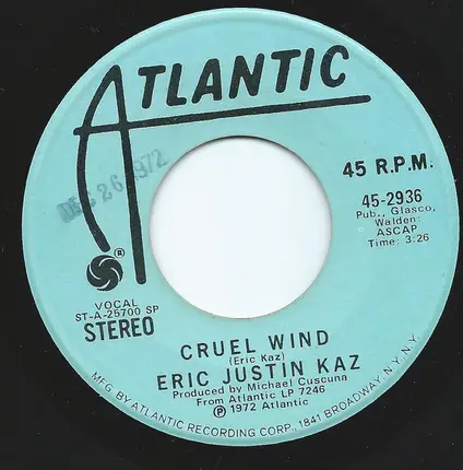 Eric Kaz - Cruel Wind