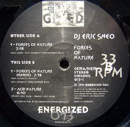 Eric Sneo - Forces Of Nature