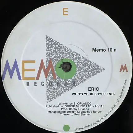 Eric - Who's Your Boyfriend?