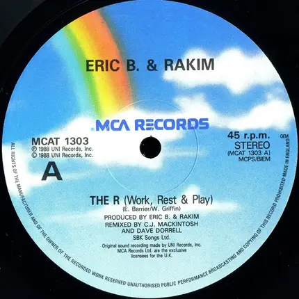 Eric B. & Rakim - The R (Work, Rest & Play)