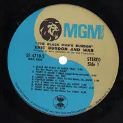 Double LP - Eric Burdon And War - The Black-Man's Burdon - + war bond