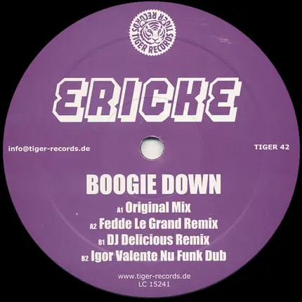 Ericke, Erick E - Boogie Down