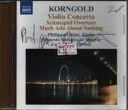 CD - Korngold , Philippe Quint - Violin Concerto, Schauspiel Overture, Much Ado about Nothing