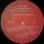 LP - Erich Fried - Verstandsaufnahme