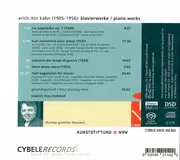 SACD - Erich Itor Kahn / Thomas Günther - Klavierwerke - Digipak + Attached Booklet