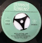 7inch Vinyl Single - Erich Kästner - Erich Kästner Liest Gedichte Von Kästner - Mono