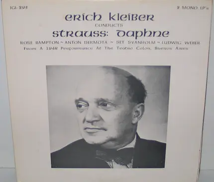 Erich Kleiber , Richard Strauss - Daphne