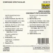 CD - Erich Kunzel , Cincinnati Pops Orchestra - Symphonic Spectacular