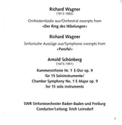Double CD - Wagner / Schoenberg - Richard Wagner, Orchestral Excerpts From 'Der Ring Der Nibelungen', 'Parsifal' / Arnold Schönberg, Chamber Symphony No. 1 - Fatbox