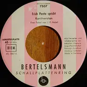 7inch Vinyl Single - Erich Ponto - Erich Ponto Spricht