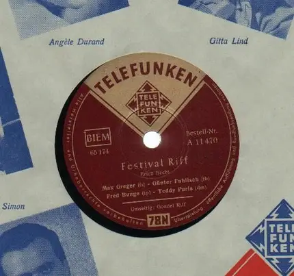 Erich Becht - Festival Riff/ Gondel Riff