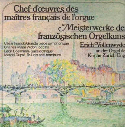Erich Vollenwyder - Meisterwerke der französichen Orgelkunst