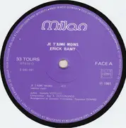 12inch Vinyl Single - Erick Bamy - Je T'aime Moins