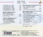CD - Erik Satie - Jan Kaspersen - 3 Gymnopédies, A.M.O.