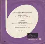 7inch Vinyl Single - Chopin / Beethoven / Schumann / Schubert / Erik Then-Bergh - Vier Beliebte Klavierstücke