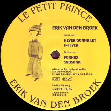 Erik Van Den Broek - Never Gonna Let