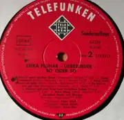 LP - Erika Pluhar - Liebeslieder - So Oder So