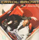 LP - Errol Brown - Thats how love is