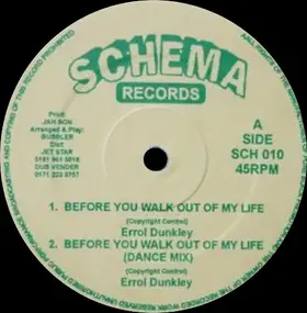 Errol Dunkley - Before You Walk Out Of My Life