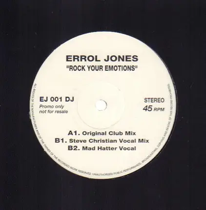 Errol Jones - Rock Your Emotions