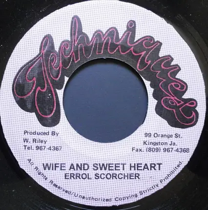 Errol Scorcher - Wife And Sweetheart
