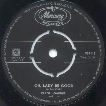 Erroll Garner - Oh, Lady Be Good