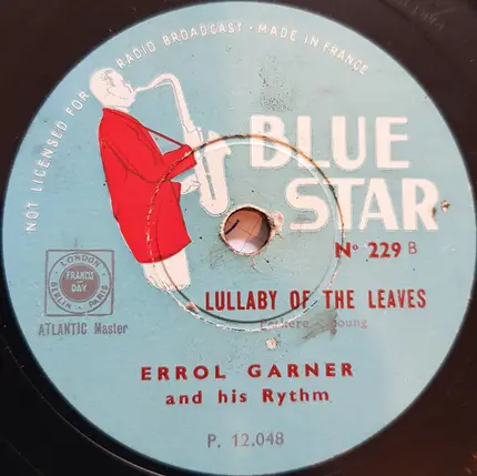 Erroll Garner and his Rhythm - Margie / Lullaby Of The Leaves