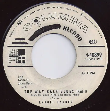 Erroll Garner - The Way Back Blues