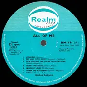LP - Erroll Garner - All Of Me - Mono
