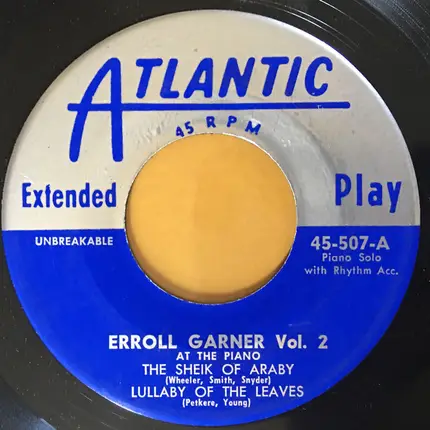 Erroll Garner - Erroll Garner At The Piano Vol. II