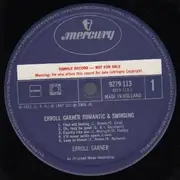 LP - Erroll Garner - Romantic & Swinging - SAMPLE RECORD