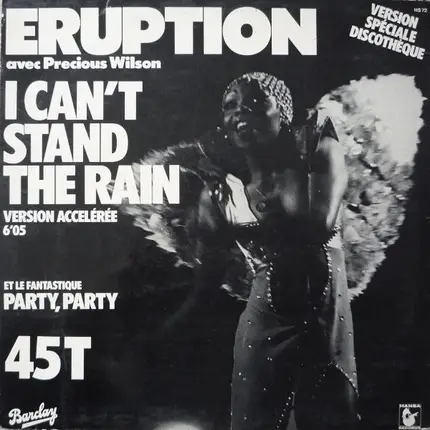 Eruption Avec Precious Wilson - I Can't Stand The Rain (Version Accelérée)