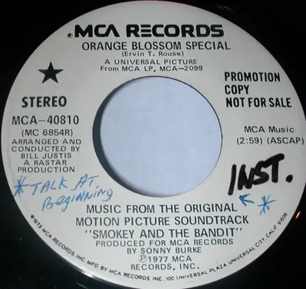 Ervin Rouse - Orange Blossom Special / Foxy Lady