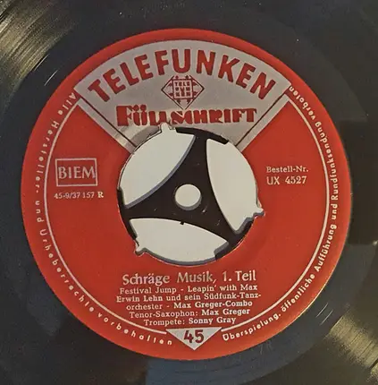 Erwin Lehn , Max Greger Combo - Schräge Musik